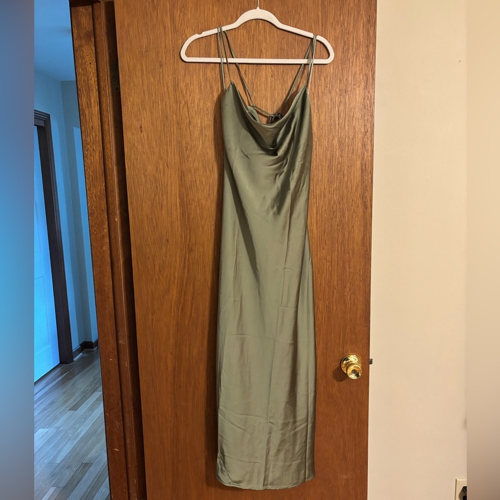 The Occasion by Old Navy Satin Cowl Maxi Dress